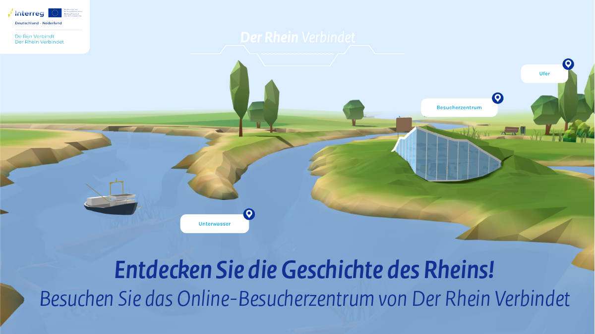 Banner Besucherzentrum Der Rhein verbindet